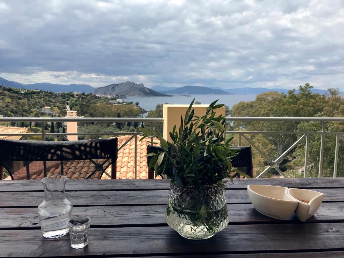 Serenity Villa Aegina Fantastic View Near The Beach 외부 사진